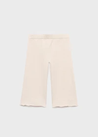 Cotton-knit trousers