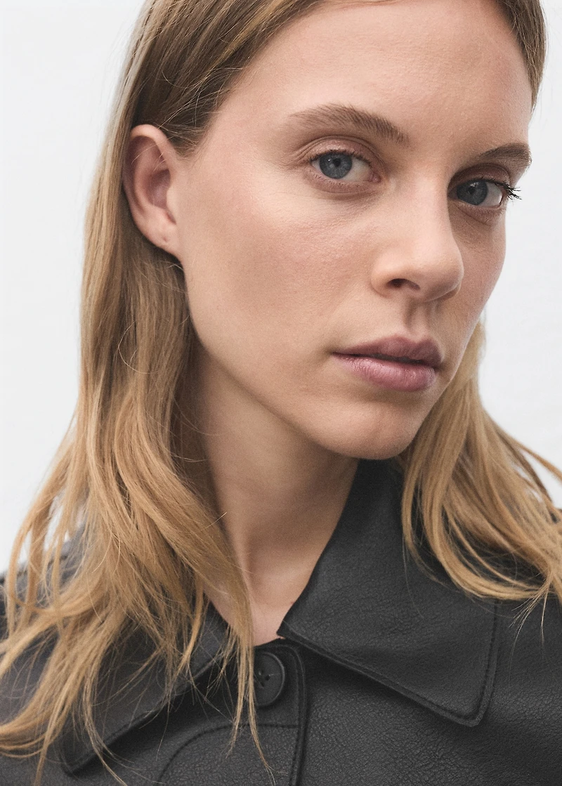 Faux-effect jacket with pockets