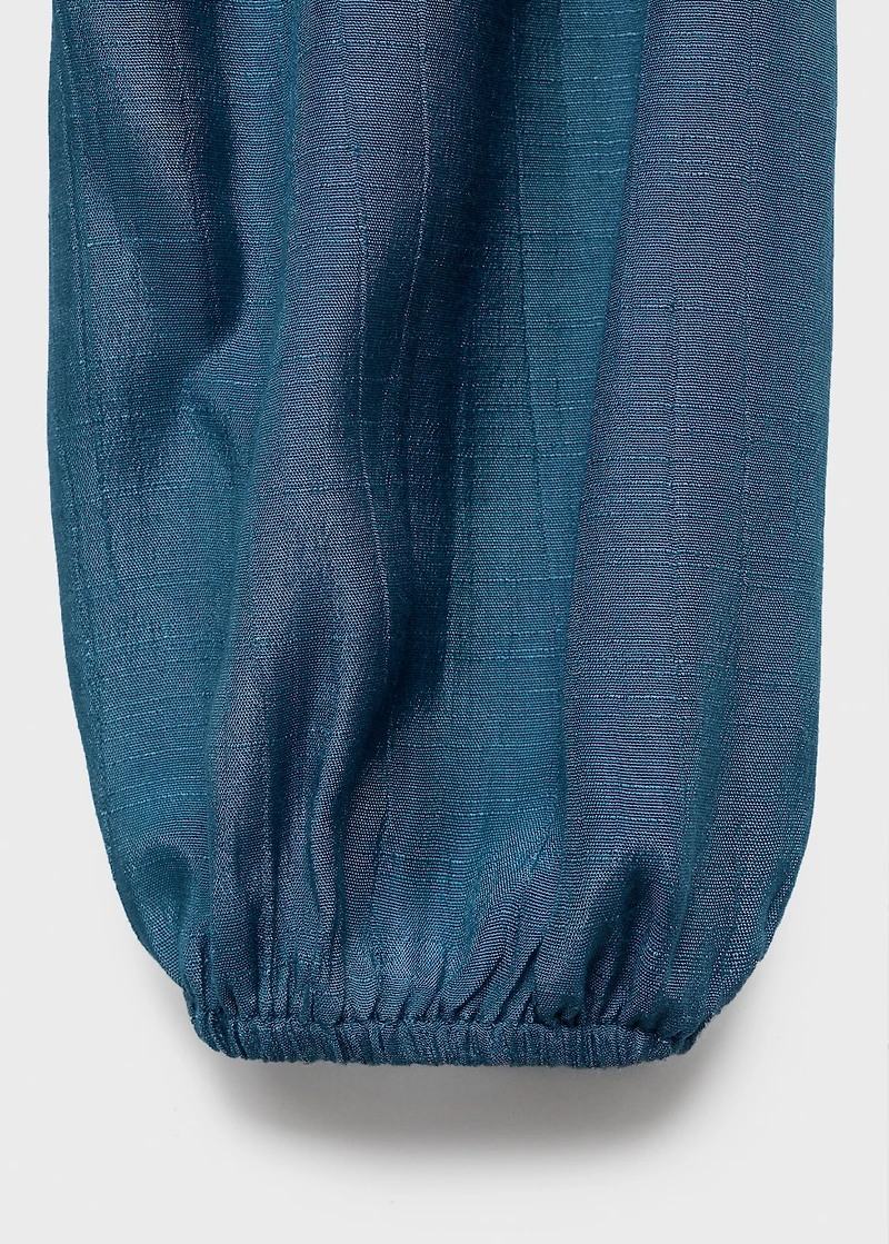 Ruched flowing blouse