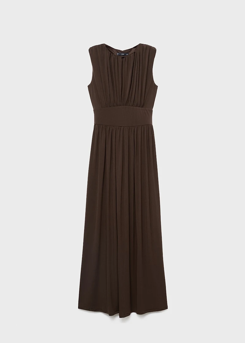 Ruched long dress