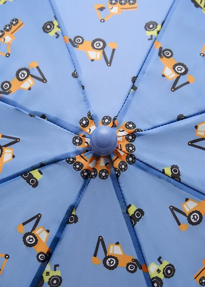 Umbrella with car print