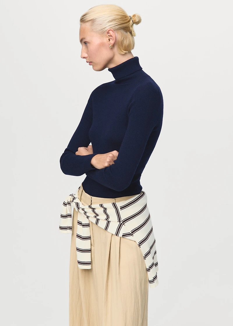 Turtleneck wool sweater