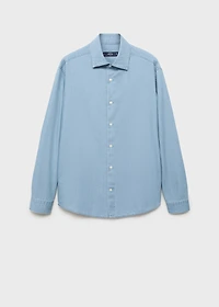 100% cotton chambray shirt