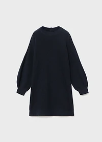 Plain knitted dress