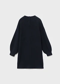 Plain knitted dress