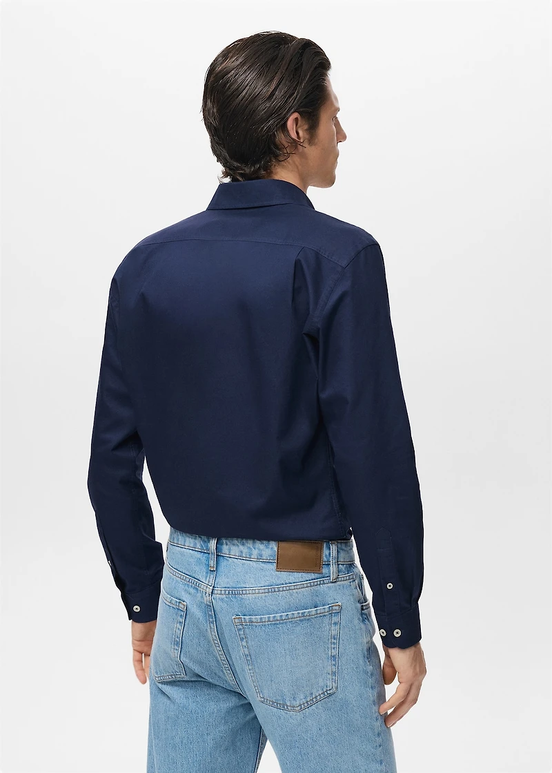 100% cotton Oxford shirt