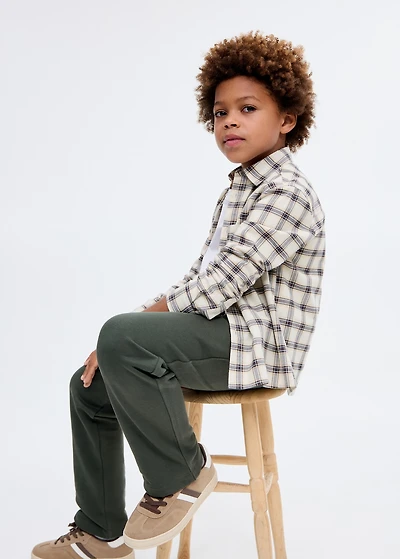 Cotton drawstring joggers