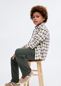 Cotton drawstring joggers