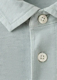 Cotton basic polo shirt