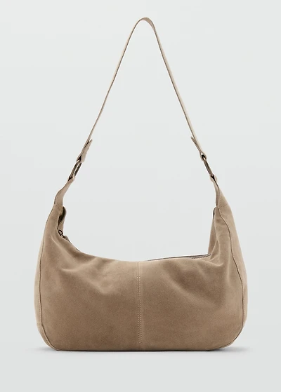 Leather tote bag