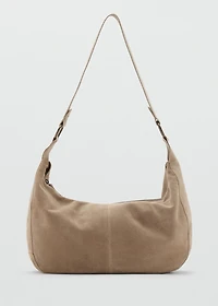 Leather tote bag