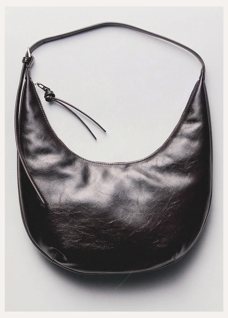 Medium oval shoulder bag