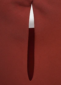 Ruched blouse with shoulder pads