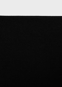 Flared knitted skirt