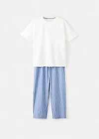Striped long pyjamas
