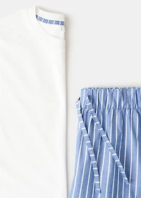 Striped long pyjamas