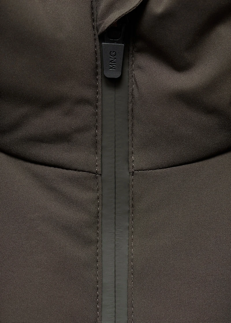 Packable water-repellent padded Thermolite® jacket
