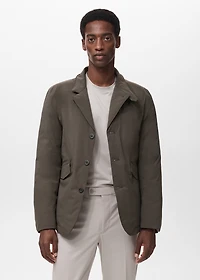 Packable water-repellent padded Thermolite® jacket