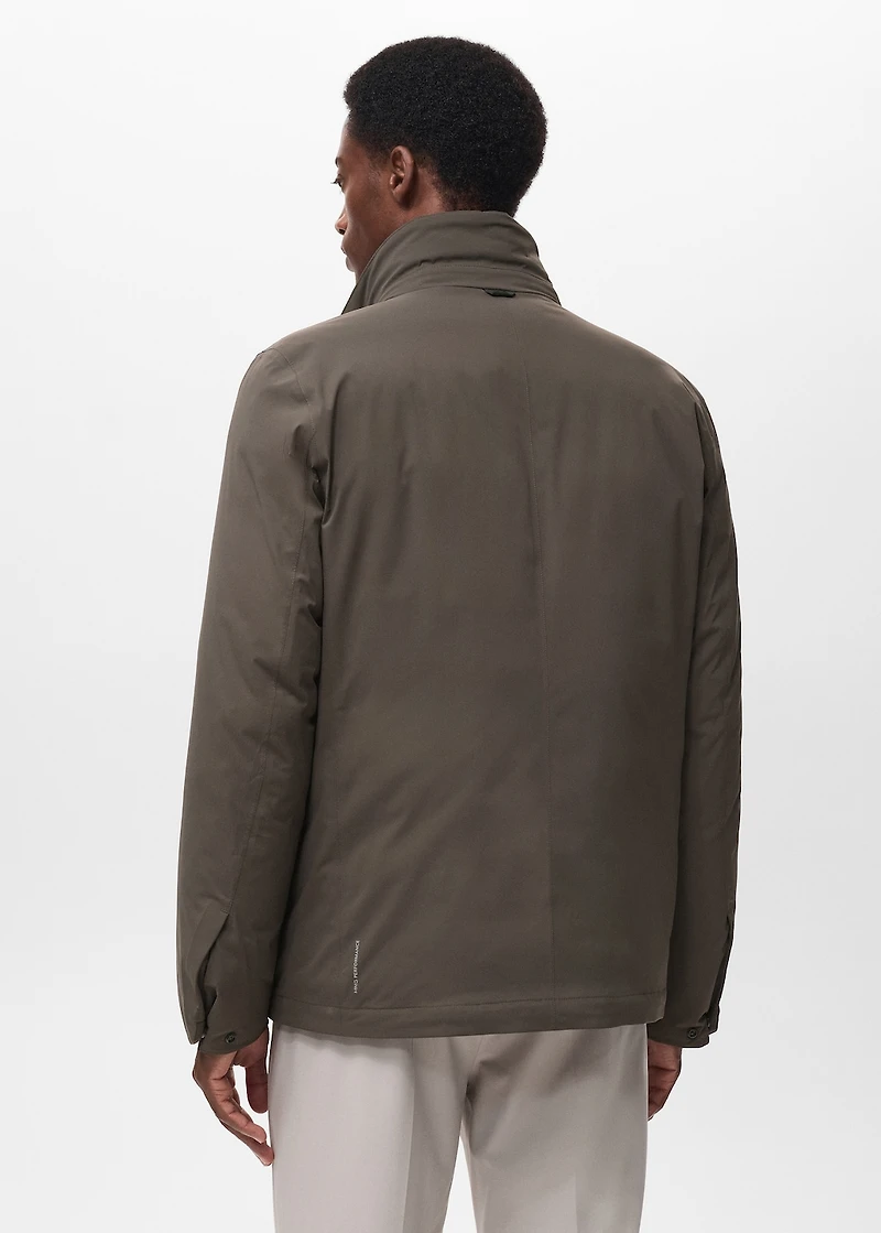 Packable water-repellent padded Thermolite® jacket