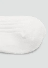 Ribbed wool blend socks