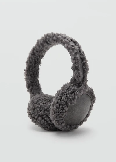 Shearling-effect earmuffs