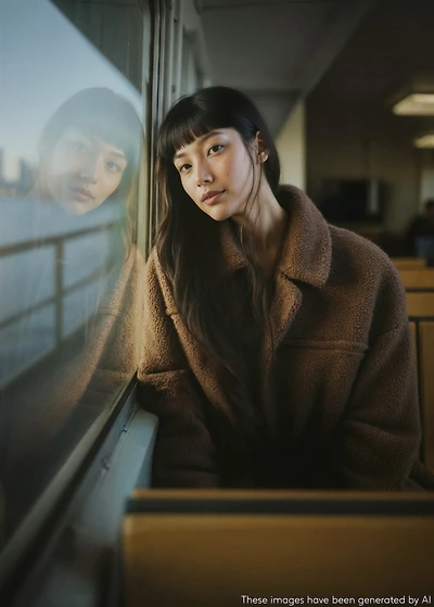 Shearling-effect bomber jacket