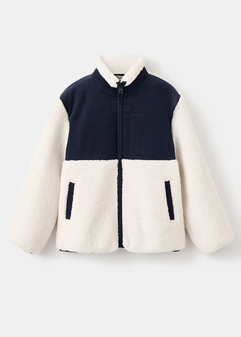 Shearling-effect jacket