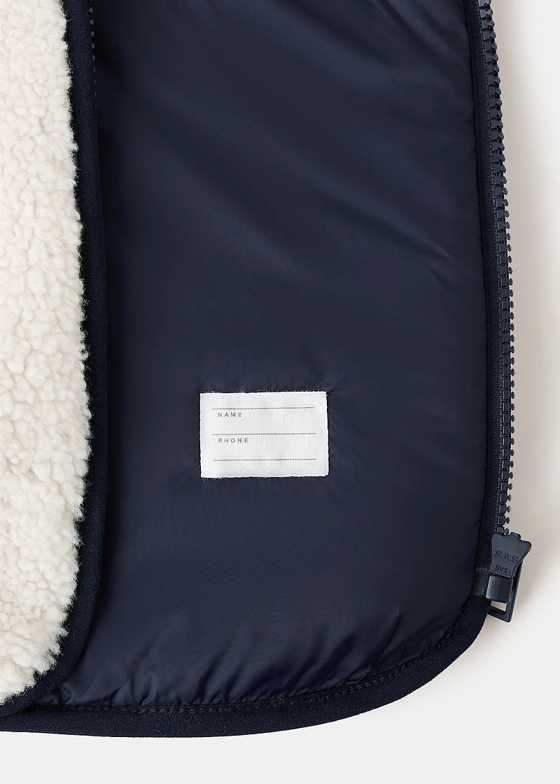 Shearling-effect jacket