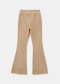 Corduroy flared leggings