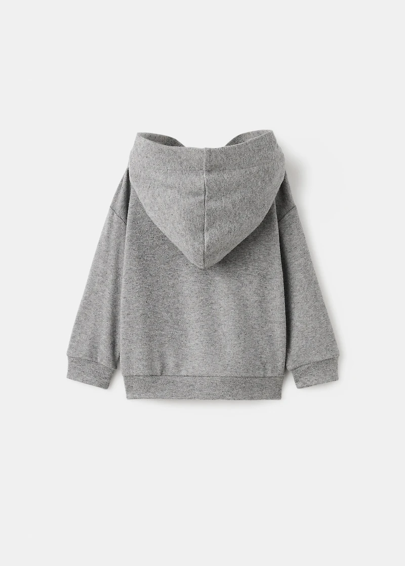 Ruffle detail sweatshirt