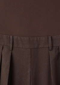 Pinstripe jumpsuit combination