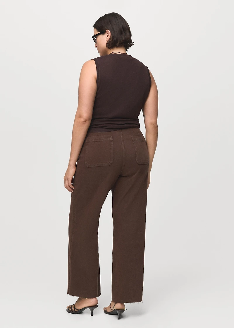 Catherin culotte high-rise jeans