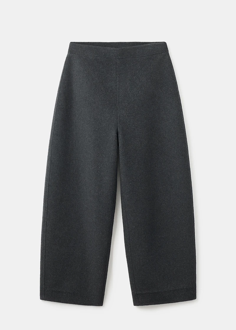 Wool balloon pants