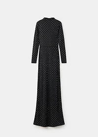 Crystal open-back dress