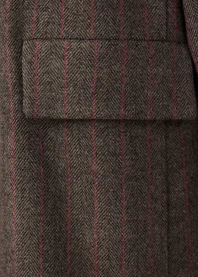 Herringbone wool blazer