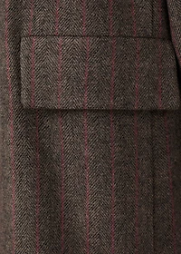 Herringbone wool blazer