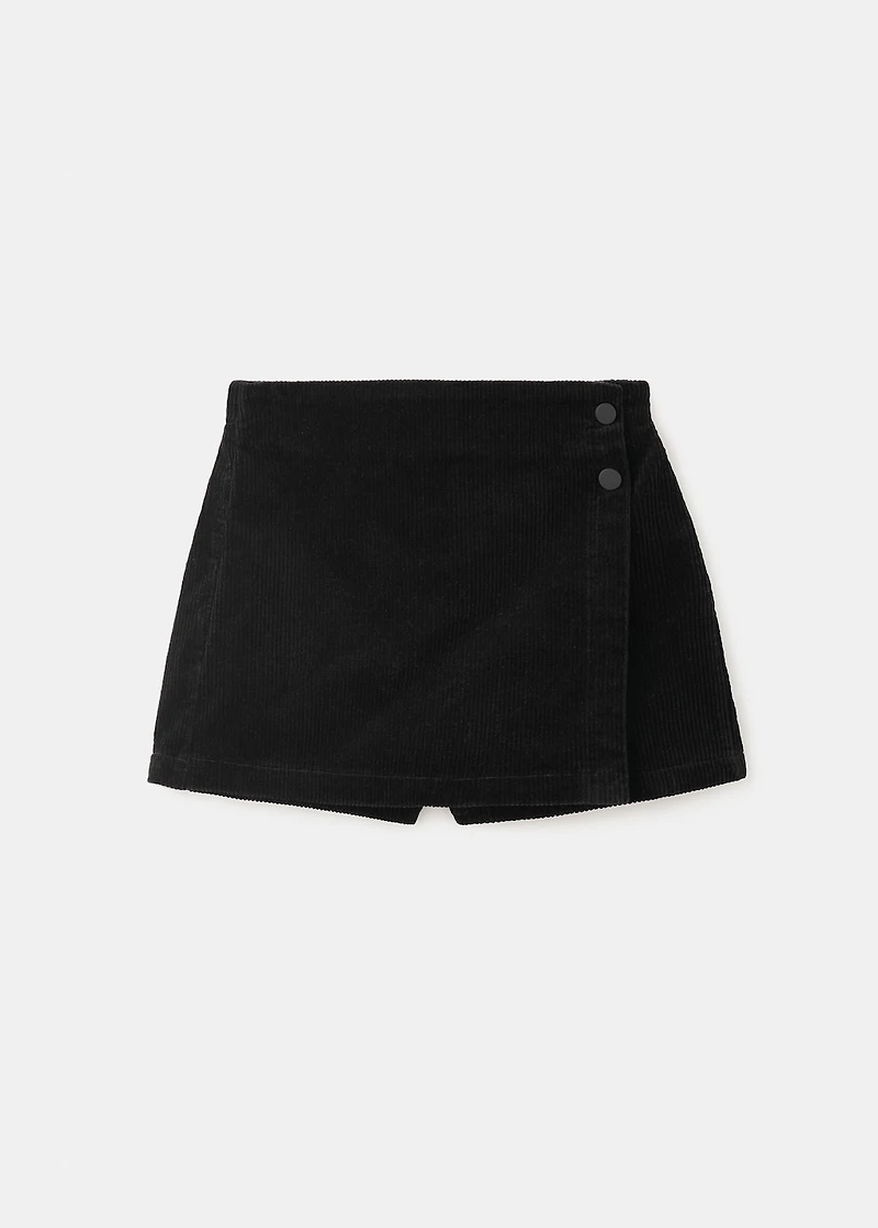 Cordoury skirt pants