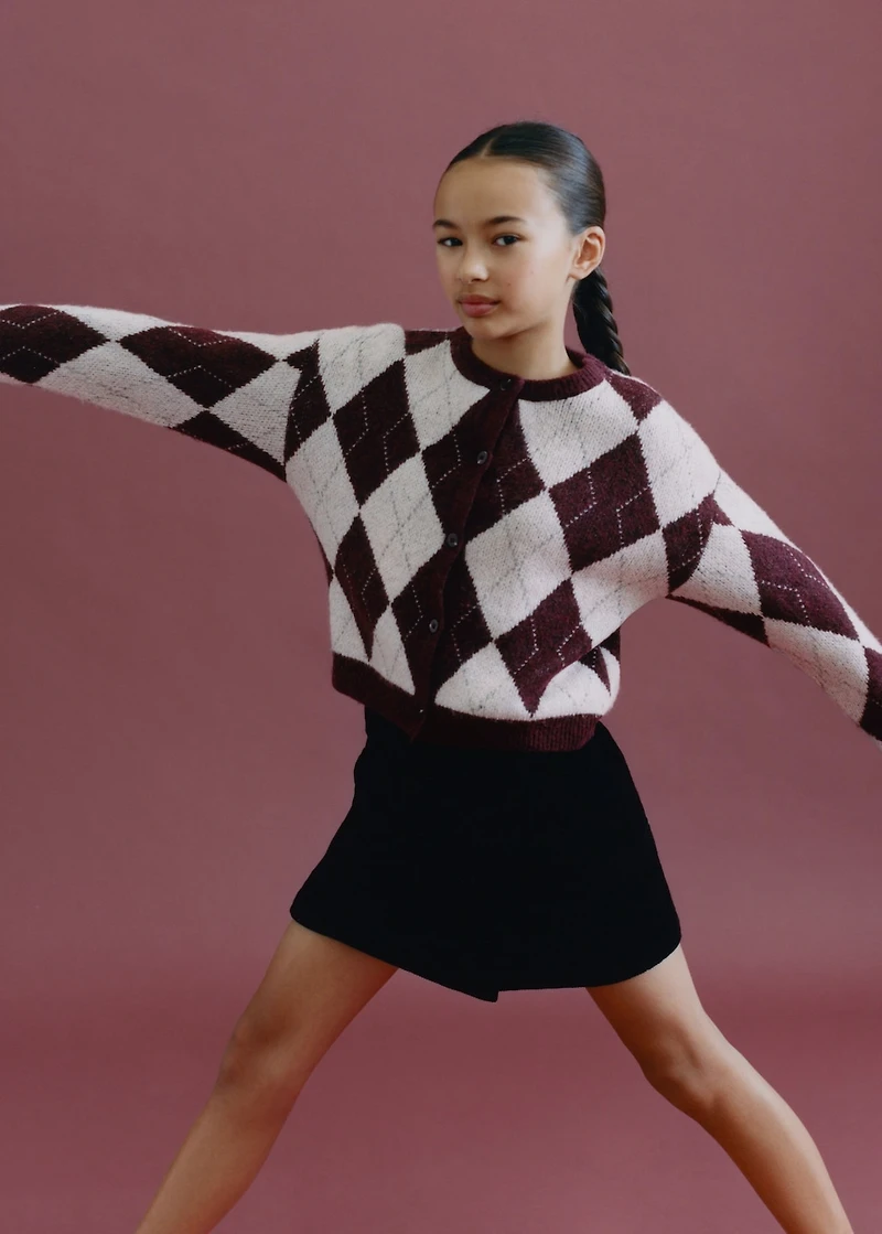 Cordoury skirt pants