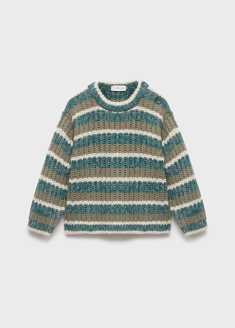 Knit striped sweater