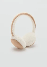 Shearling-effect earmuffs