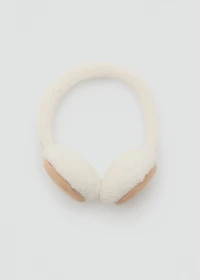 Shearling-effect earmuffs