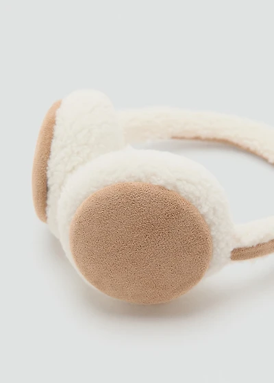Shearling-effect earmuffs
