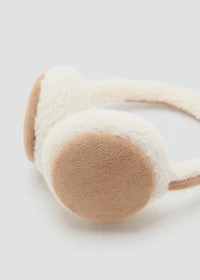 Shearling-effect earmuffs