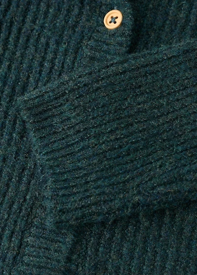 Knitted button cardigan