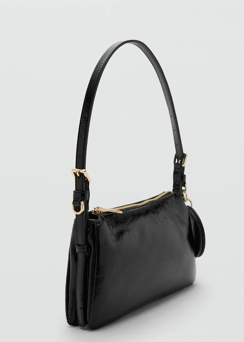Shiny shoulder bag