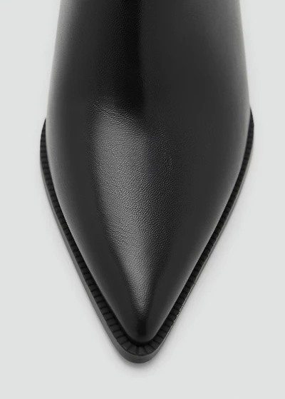 Ankle boots with block heel