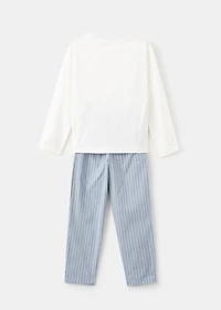 Striped long pyjamas