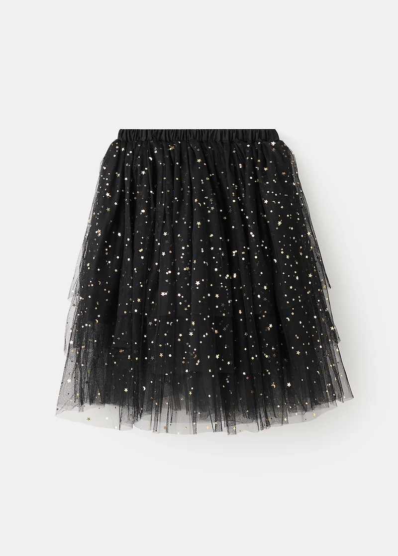 Star tulle skirt