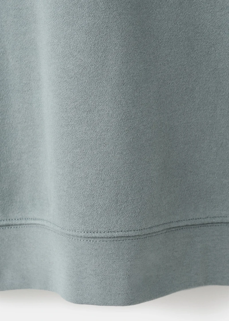 Printed cotton sweatshirt