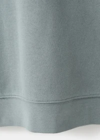 Printed cotton sweatshirt